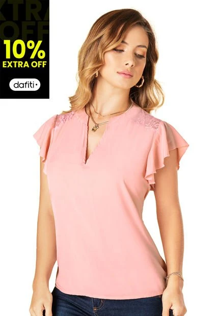 Blusa Mujer Rosa Mp 88830 3 Blusa Mujer Rosa Mp 88830