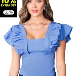 Blusa Mujer Azul Mp 88819