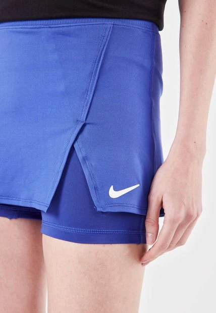Falda Short Azul-Blanco Nike Court Victory 7 Falda Short Azul-Blanco Nike Court Victory - Imagen 5