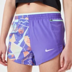 Short Violeta-Verde Menta Nike Dri-FIT Retro Run -Feminora Moda Tienda De Ventas nike 5405 7275102 3 product