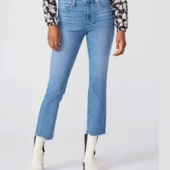 Jeans Paige Mujer Cindy W/ Raw Stringy Hem - Music Distressed.
