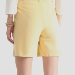 Bermuda Para Mujer Patprimo Amarillo En Algodón -Feminora Moda Tienda De Ventas patprimo 0286 6304812 3 product