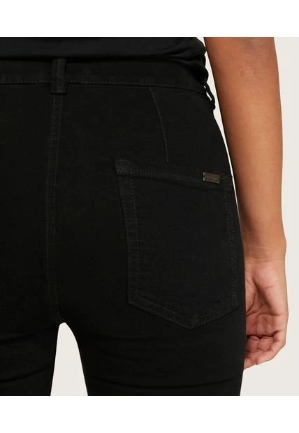 Jean Mujer Patprimo Negro Algodón Flare 6 Jean Mujer Patprimo Negro Algodón Flare - Imagen 4