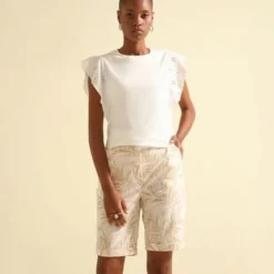 Bermuda Mujer Patprimo Beige Viscosa