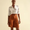 Bermuda Mujer Patprimo Terracota Algodón 1 Bermuda Mujer Patprimo Terracota Algodón -Feminora Moda Tienda De Ventas patprimo 3028 8663122 1 product