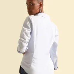 Camisa Mujer Patprimo M/L Azul Algodón -Feminora Moda Tienda De Ventas patprimo 3121 3740122 4 product