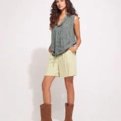 Blusa Mujer Patprimo M/S Verde Viscosa -Feminora Moda Tienda De Ventas patprimo 3327 1730122 2 product