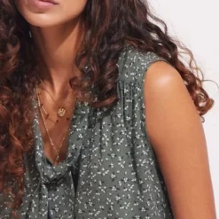 Blusa Mujer Patprimo M/S Verde Viscosa -Feminora Moda Tienda De Ventas patprimo 3328 1730122 3 product