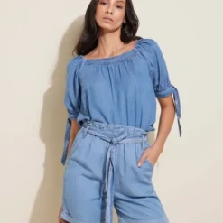 Bermuda Mujer Patprimo Azul Liocel