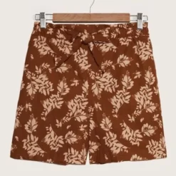 Bermuda Mujer Patprimo Café Lino -Feminora Moda Tienda De Ventas patprimo 4056 8350122 5 product