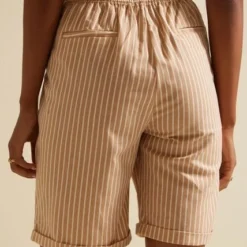 Bermuda Mujer Patprimo Beige Algodón -Feminora Moda Tienda De Ventas patprimo 4276 8450122 3 product