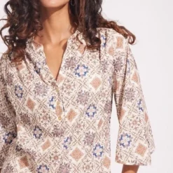 Blusa Mujer Patprimo M/L Beige Poliester -Feminora Moda Tienda De Ventas patprimo 4427 1090122 3 product