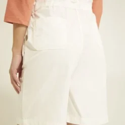 Bermuda Mujer Patprimo Blanco Algodón -Feminora Moda Tienda De Ventas patprimo 4971 2786802 4 product