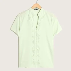 Blusa Mujer Patprimo M/C Verde Viscosa