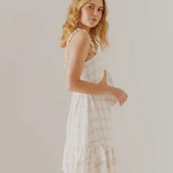 (+) People Vestido Marfil-Beige People Éxito -Feminora Moda Tienda De Ventas people 5715 2147022 2 product