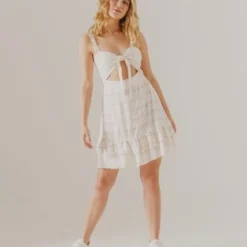 (+) People Vestido Marfil-Beige People Éxito -Feminora Moda Tienda De Ventas people 5718 2147022 4 product