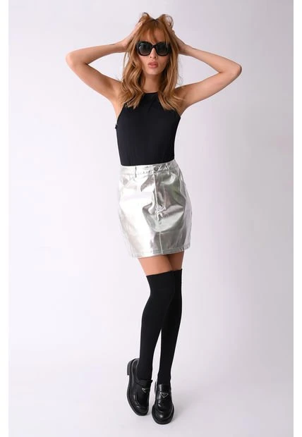 Falda Metalizada KOREA 3 Falda Metalizada KOREA