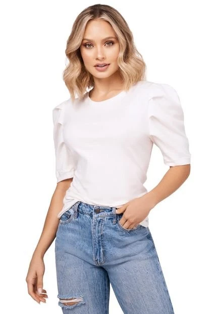 11820 Camiseta Mangas Recogidas 3 11820 Camiseta Mangas Recogidas