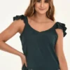 Blusa Tanya Verde Ragged Pf12110617 -Feminora Moda Tienda De Ventas ragged 0284 3395912 1 product