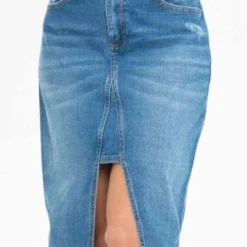 Falda Macondo Azul Ragged Pf51320064 -Feminora Moda Tienda De Ventas ragged 1164 2470712 3 product