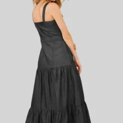 Vestido Sauce Negro Ragged Pf51510114 -Feminora Moda Tienda De Ventas ragged 1667 2851922 2 product