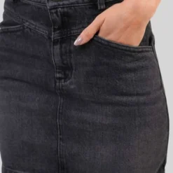 Falda Lemon Black Negro Ragged Pf21320001 -Feminora Moda Tienda De Ventas ragged 1672 0851922 3 product