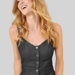 Vestido Sauce Negro Ragged Pf51510114 -Feminora Moda Tienda De Ventas ragged 1673 2851922 3 product