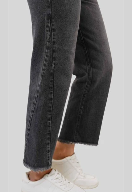 Jeans Slouchy Lemon Negro Ragged Pf21440002 6 Jeans Slouchy Lemon Negro Ragged Pf21440002 - Imagen 4