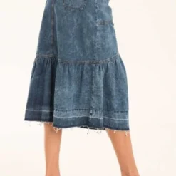 Falda Finlandia Azul Ragged Pf51320063 -Feminora Moda Tienda De Ventas ragged 2310 1141102 2 product