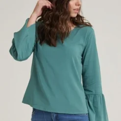 Blusa Santorini Verde Ragged Pf11112518