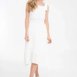 Vestido Ally Blanco Ragged Pf11511164