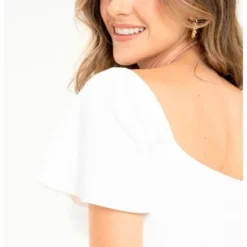 Blusa Merlina Blanco Ragged Pf13120660 -Feminora Moda Tienda De Ventas ragged 2910 9768122 3 product