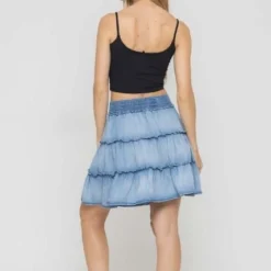 Falda Denim Faroles Azul Ragged Pf51320052 8 Falda Denim Faroles Azul Ragged Pf51320052 -Feminora Moda Tienda De Ventas ragged 3544 7748212 3 product