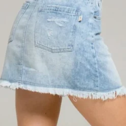 Falda Maine Azul Ragged Pf51320073 -Feminora Moda Tienda De Ventas ragged 3675 8586812 3 product