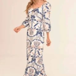 Vestido Santorini Blanco Ragged Pf11511106