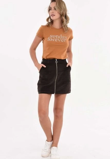 Falda Brownie Café Ragged Pf51320056 3 Falda Brownie Café Ragged Pf51320056