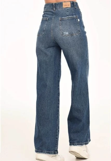 Jeans Aster Azul Ragged Pf51350265 4 Jeans Aster Azul Ragged Pf51350265 - Imagen 2