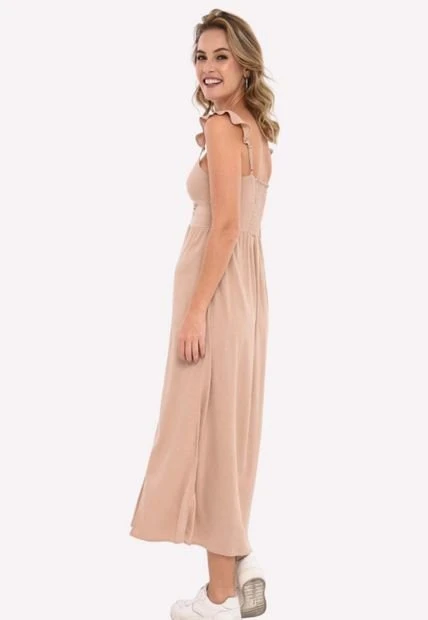 Vestido Marruecos Crudo Ragged Pf11511057 4 Vestido Marruecos Crudo Ragged Pf11511057 - Imagen 2