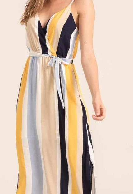 Vestido Burany Azul Ragged Pf11511104 4 Vestido Burany Azul Ragged Pf11511104 - Imagen 2