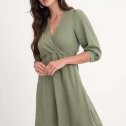 Vestido Amsterdam Verde Ragged Pf11511140