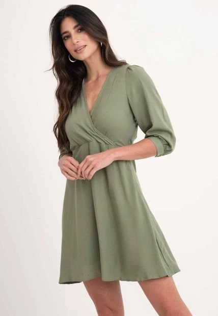 Vestido Amsterdam Verde Ragged Pf11511140 3 Vestido Amsterdam Verde Ragged Pf11511140