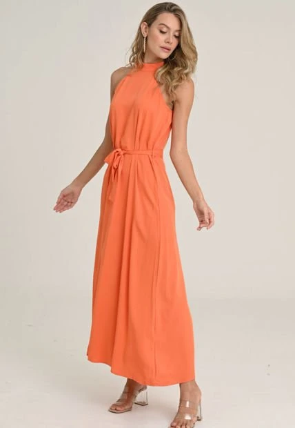 Vestido Aurora Naranja Ragged Pf11511222 3 Vestido Aurora Naranja Ragged Pf11511222