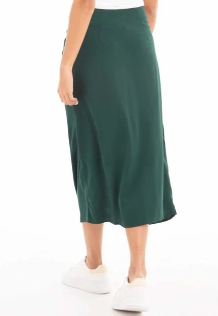 Falda Cracovia Verde Ragged Pf12320161 5 Falda Cracovia Verde Ragged Pf12320161 - Imagen 3