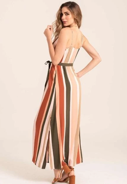 Vestido Burany Verde Ragged Pf11511104 4 Vestido Burany Verde Ragged Pf11511104 - Imagen 2