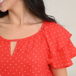 Blusa Place Rojo Ragged Pf11112538 -Feminora Moda Tienda De Ventas ragged 5946 9712722 4 product