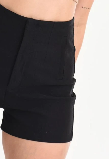 Short Adelaide Negro Ragged Pf11340122 6 Short Adelaide Negro Ragged Pf11340122 - Imagen 4