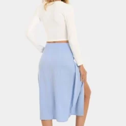 Falda Molinary Azul Ragged Pf11320430 -Feminora Moda Tienda De Ventas ragged 6872 3311391 2 product