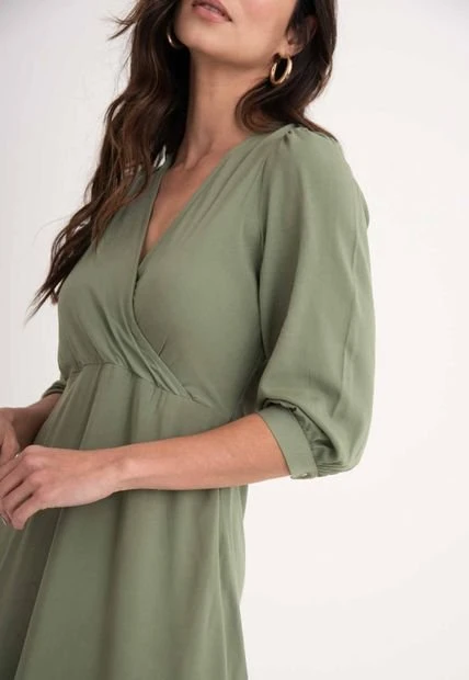 Vestido Amsterdam Verde Ragged Pf11511140 5 Vestido Amsterdam Verde Ragged Pf11511140 - Imagen 3