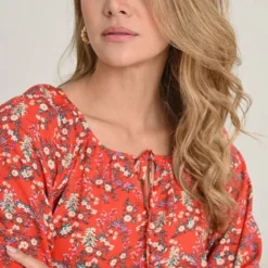 Blusa Maldivas Rojo Ragged Pf11112535 -Feminora Moda Tienda De Ventas ragged 7003 7999622 4 product