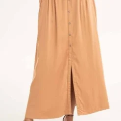 Falda Praga Café Ragged Pf11320445 -Feminora Moda Tienda De Ventas ragged 7009 4354891 4 product